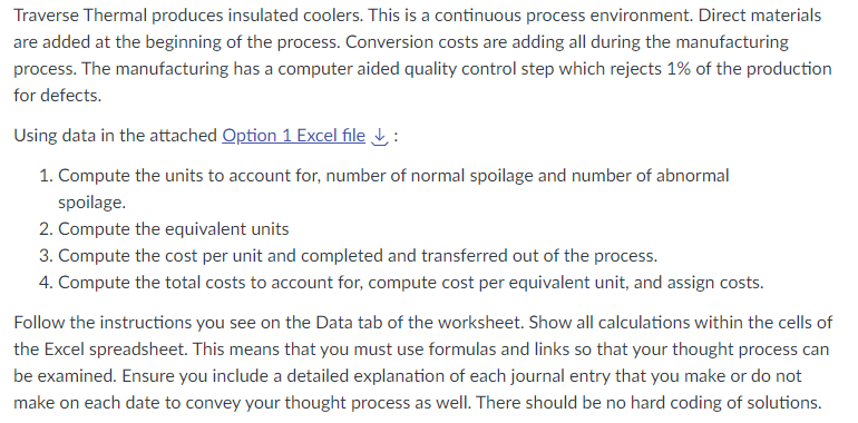  Week 4 option 1 assignment Step 3: compute equivalent Units of
