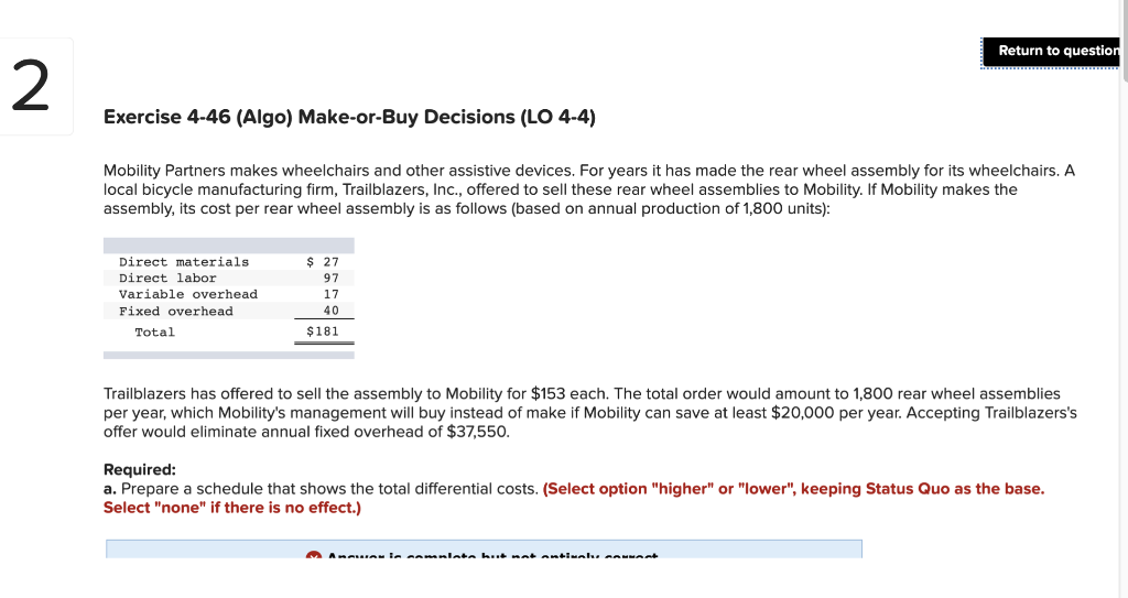 with Opportunity Costs (LO 4-4) Mel suddenly finds an opportunity to sell