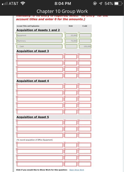 Chapter 10 Group Work s StudxHayes Industries purchased the following assets and
