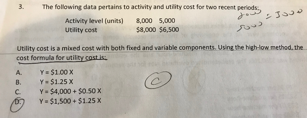Using the High Low Method. Tried already numerous times and not sure