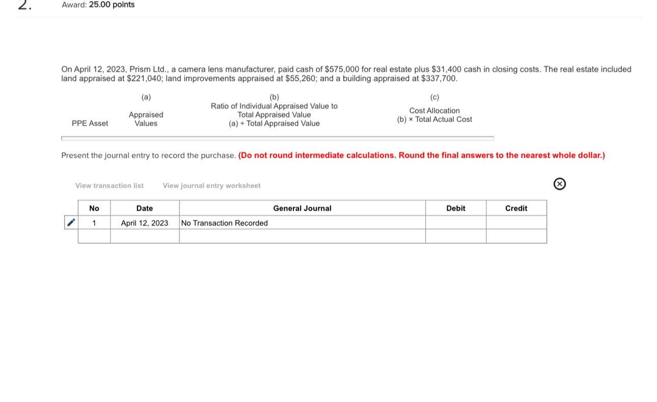  On April 12,2023, Prism Ltd., a camera lens manufacturer, paid cash
