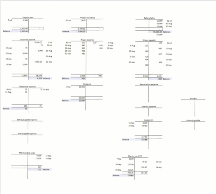 License Expense Cash 375.00 250.00 11-Jul Misc. Expense Cash 250.00 6,000.00 13-Jul