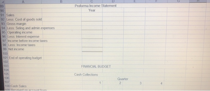 cost 62 Total finished goods units for end of year 63 Total