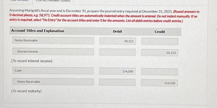 services for Sunland Ltd. Sunland was short of cash, and Marigold agreed