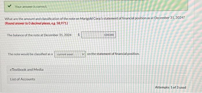 to accept a \$154,500, non-interest-bearing note due December 31, 2025, as payment