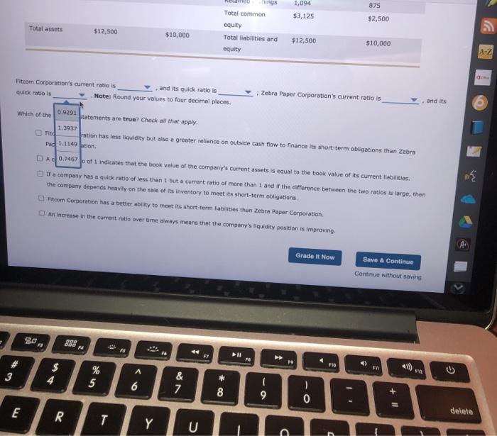 2.5333 heck all that apply. Fitcom Corporation has les 2.8333 but also