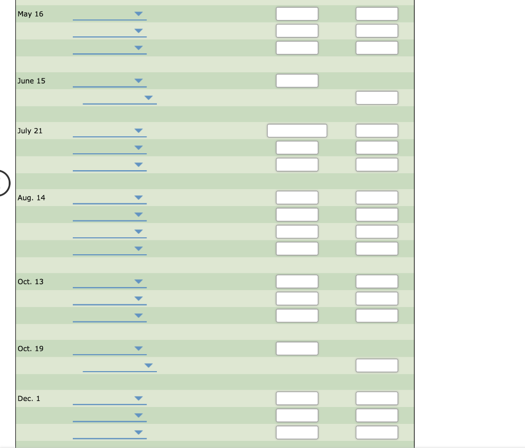 were selected from among the transactions completed by Emerald Bay Stores Co.