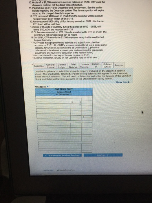 the $1,500 balance to a 6-month note, at 12% annual interest. Jeff