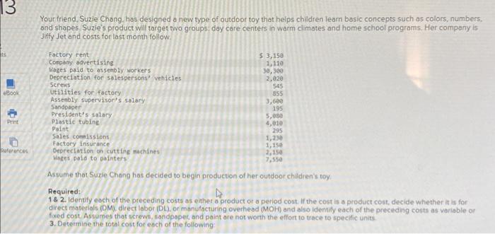  accointing please help Required: 1 \& 2 . Identify each of