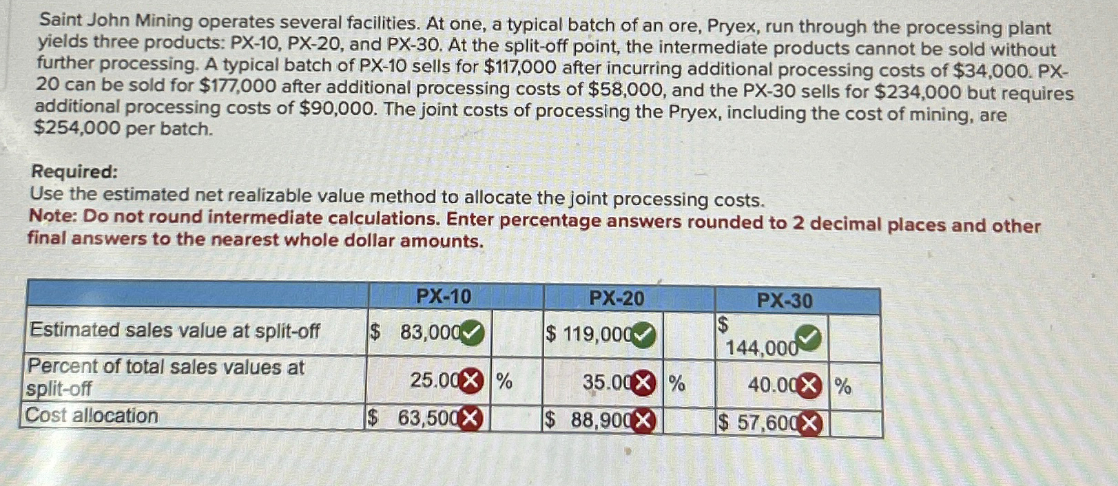  Saint John Mining operates several facilities. At one, a typical batch