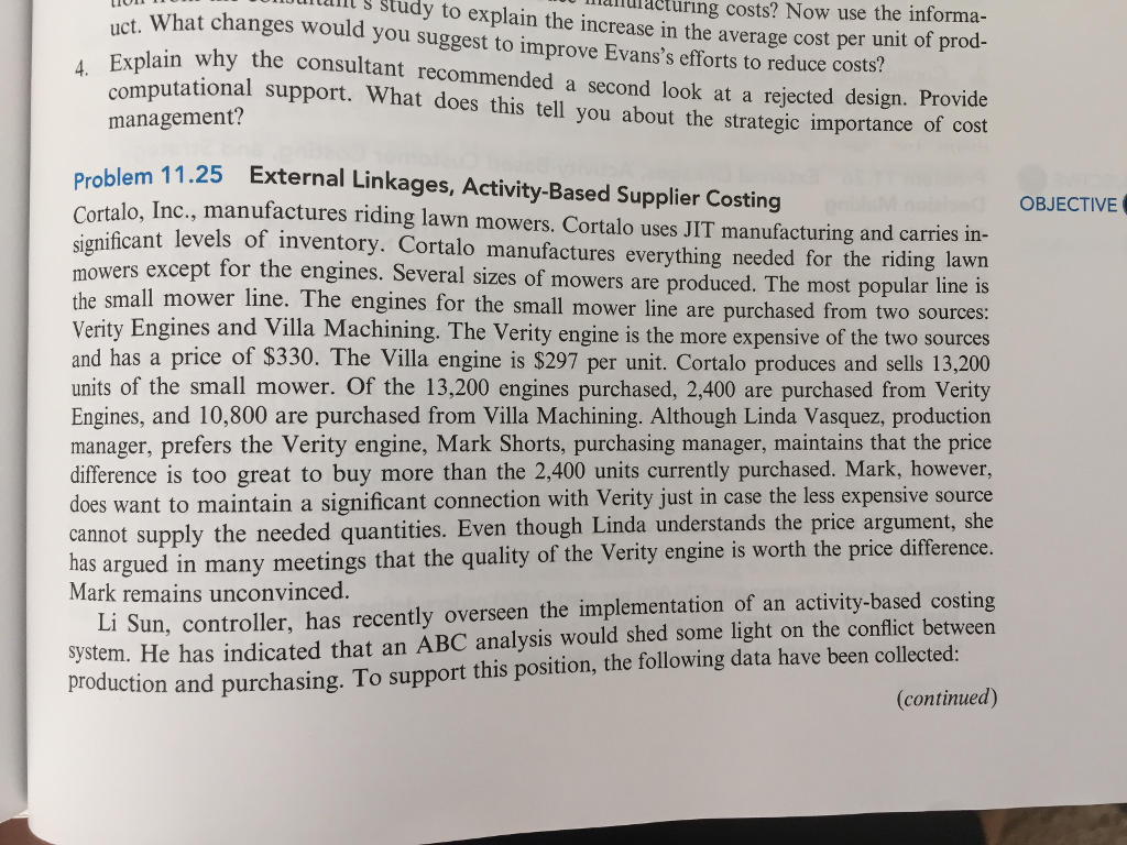 11.25 please study to explain nulacturing costs? Now use the informa- ct.