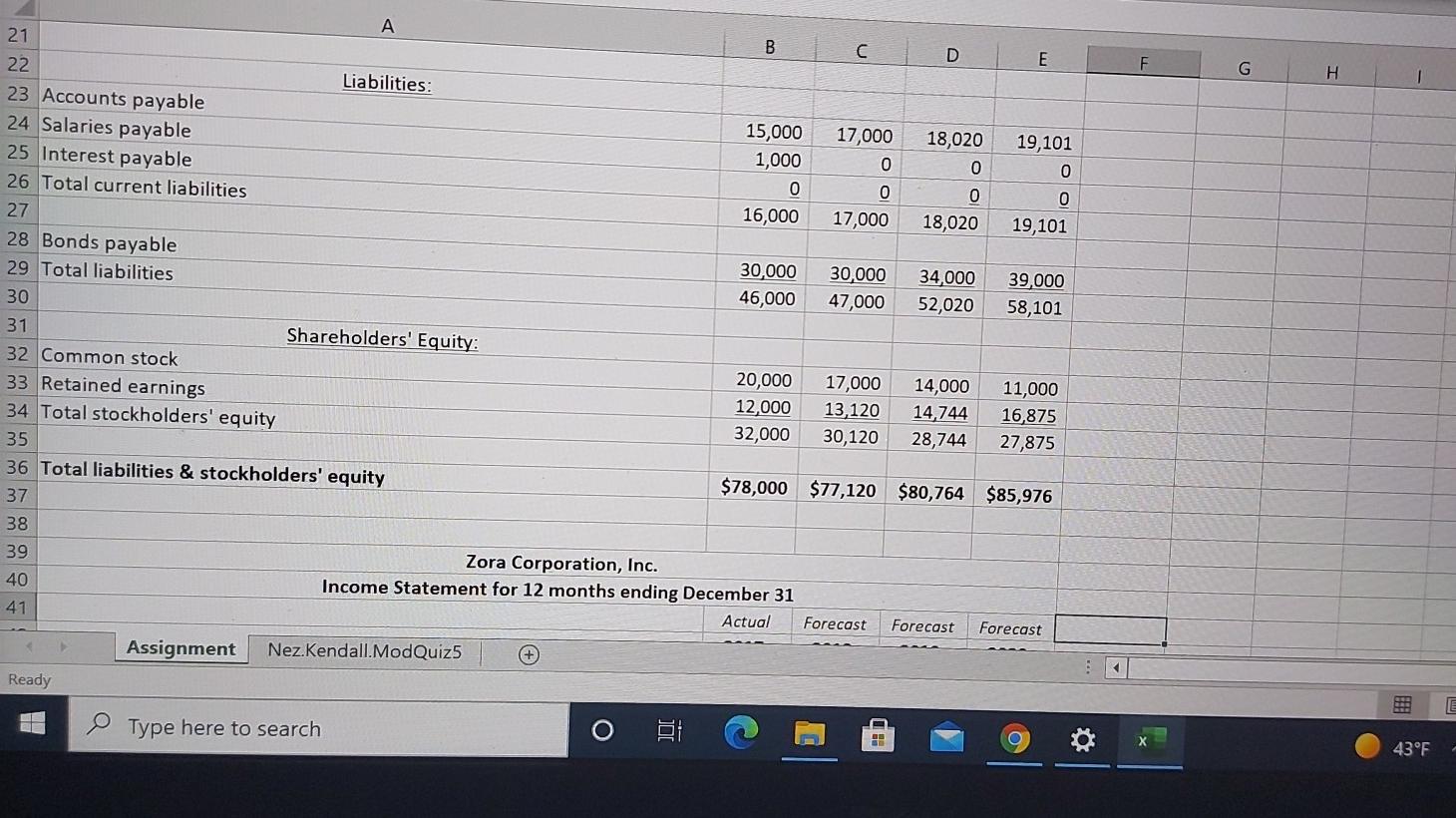 as "lastname.firstname.modquiz5" You are a consultant hired to value the equity of