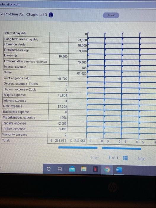 3 4 5 6 7 8 Record the adjustment to the Cash