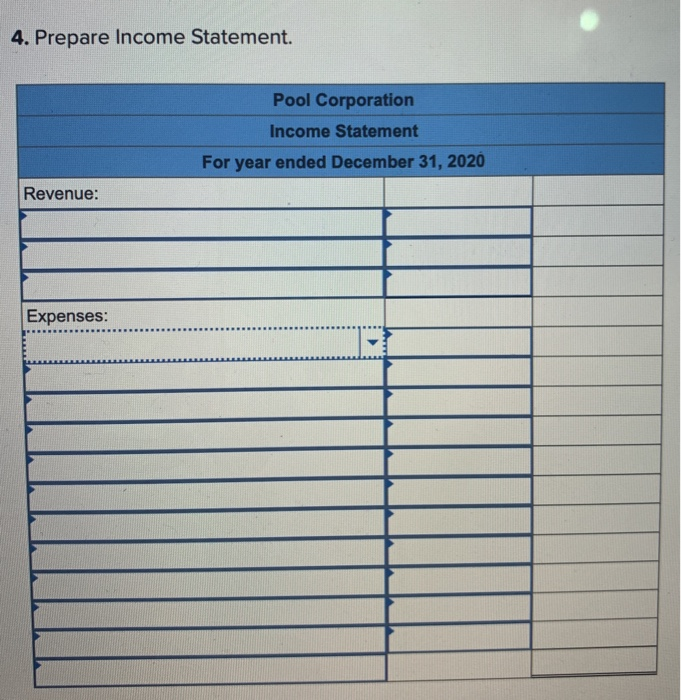 businesses like Penny's. Its trial balance for the last year ended December