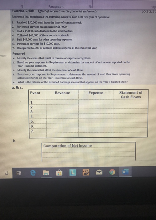 T Headings Styles Paragraph Font LO 2-1, 2-2,2-3, 2-4 Exercise 2-9B Effect