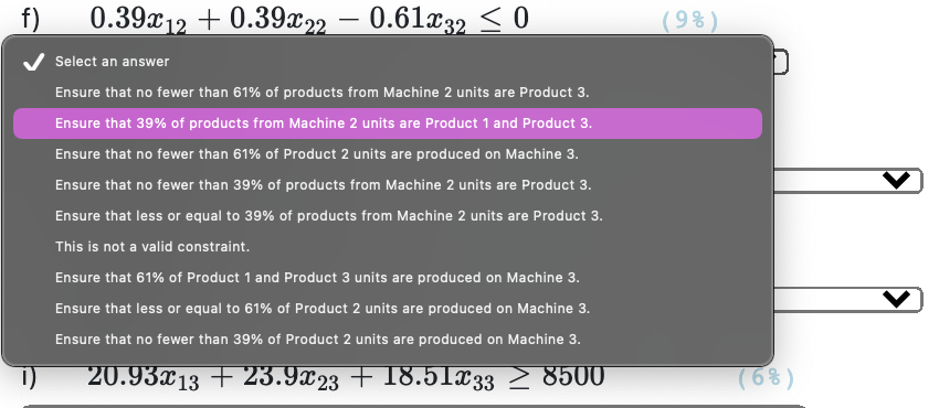 and $28 for product 3. The costs/unit of producing each product on