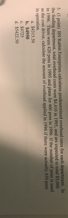  Please include calculations to how to do this problem I need