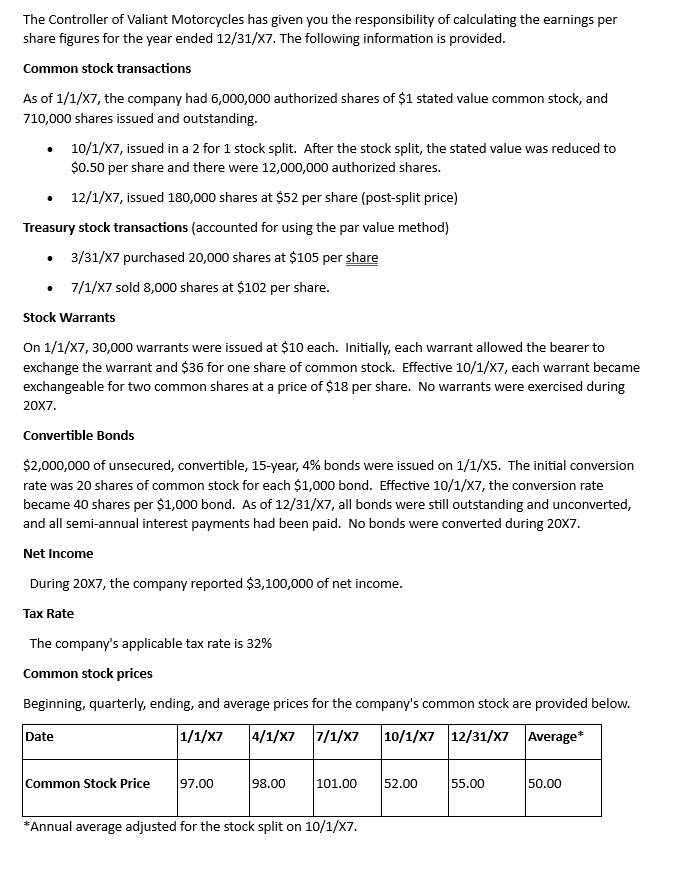 If the calculation below for Basic EPS is correct, what are