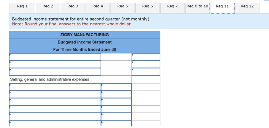 pound. Company policy calls for a given month's ending materials inventory to
