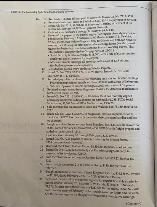 AND REVERSING ENTRES 90 00 Liabilities (200-231) 221 Accounts Payable 227 FICA