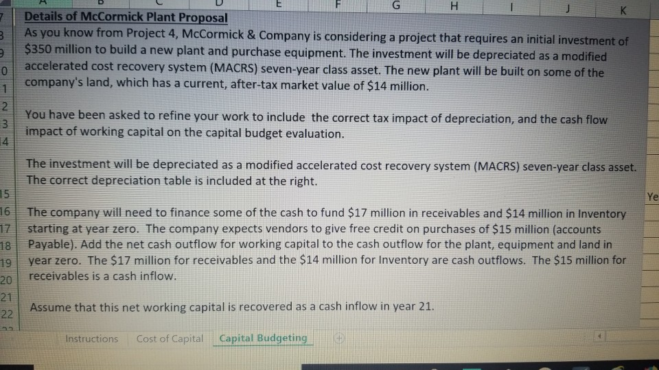  Please help with questions 1 - 5 utilizing the attached tables.
