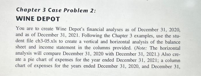 This is an excel assignment so all work needs to have written