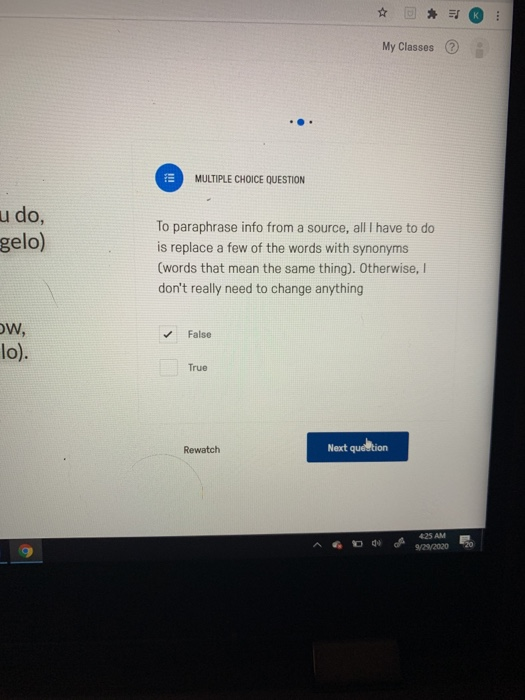  * E My Classes III MULTIPLE CHOICE QUESTION u do, gelo)