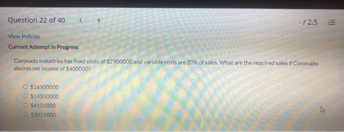 requires S in sales to meet its net income target. contribution margin