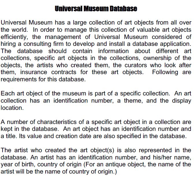 Translate an Entity Relationship Diagram (ERD) into a Relational Data Model. Based