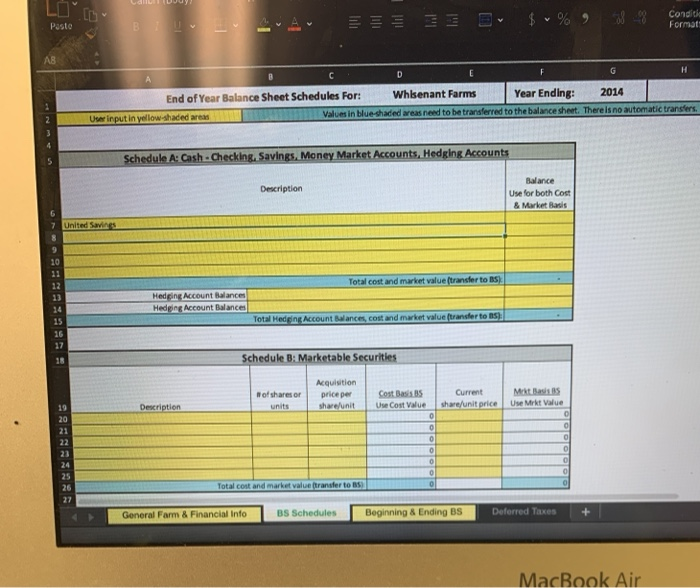 of assets, liabilities and other information Your job is to: 1 transfer