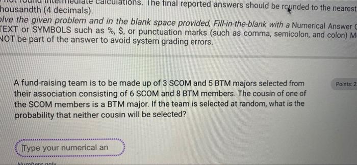  Ions. The final reported answers should be rounded to the nearest