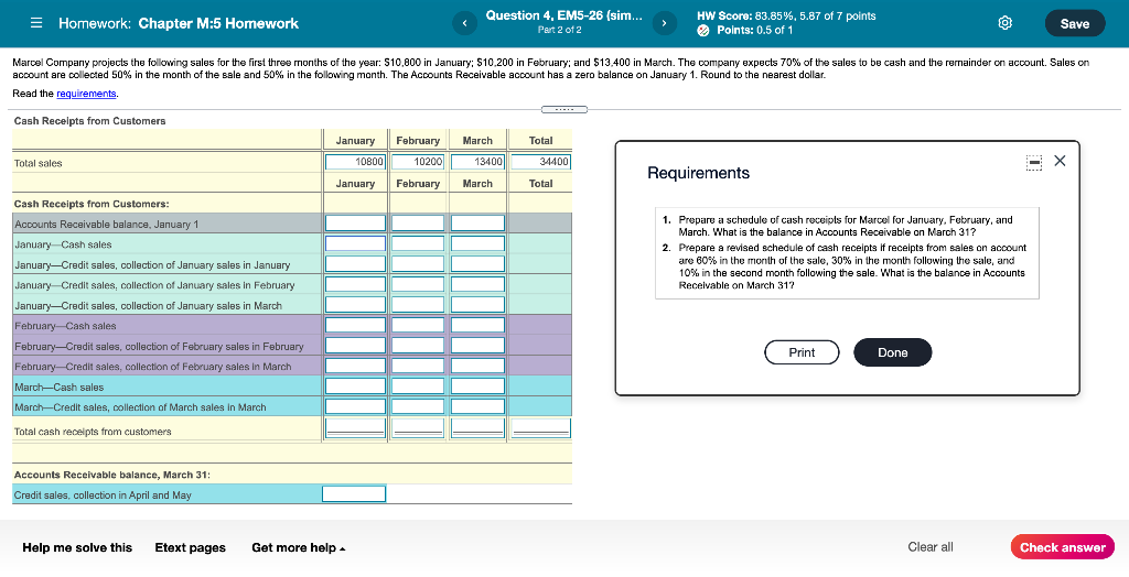  Please answer correctly asap = Homework: Chapter M:5 Homework Question 4,