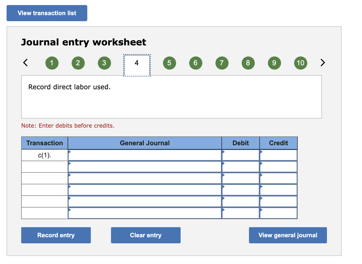 follows: a. Purchased $100,700 of raw materials on credit. b. Materials requisitions