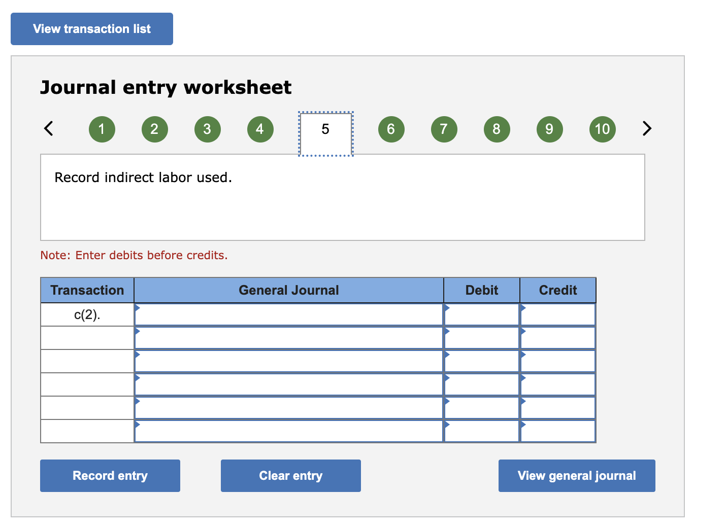 show the following materials used for the month. c. Time tickets show