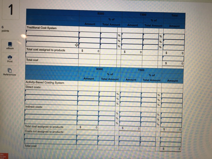 of $20 per unit and 17,500 units of T500 at a price