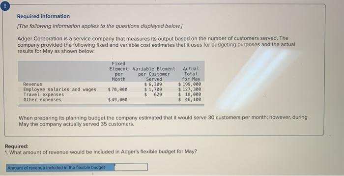  please do all 5 0 Required information {The following information applies