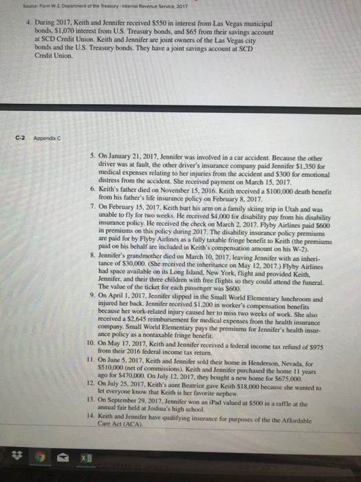 Connect Library INDIVIDUAL TAX RETURN PROBLEM 1 Required: . Use the following