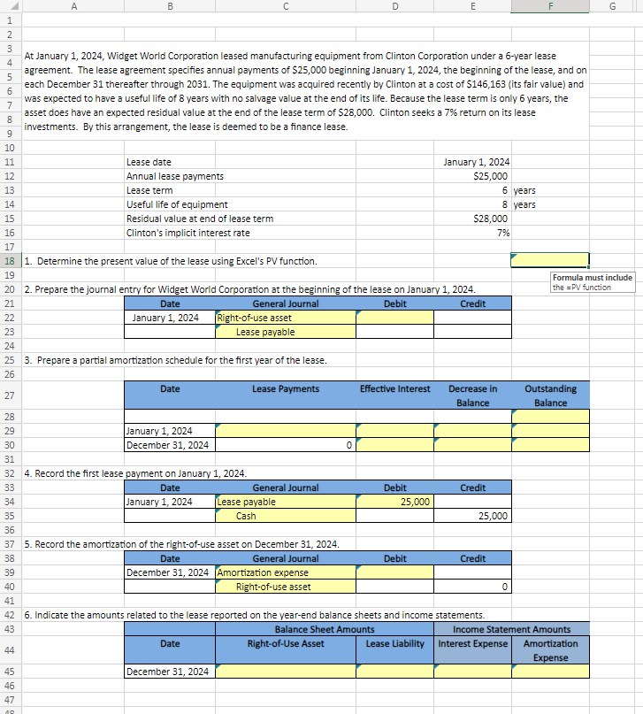  Pls help explain how to use excel formulas to answer this.