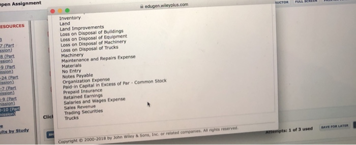 is corsidered to have commercial substance, prepare the journal entries on the