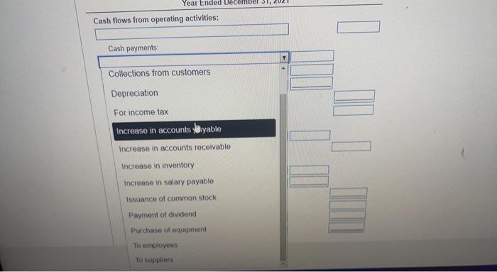 equipment b. $243,000 for inventory (nine cars at $27,000 each) c. $25,000