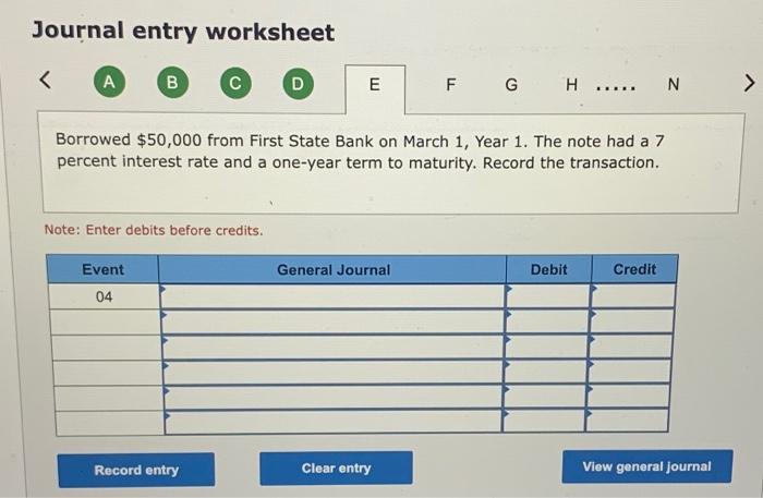 information [The following information applies to the questions displayed below.) The following