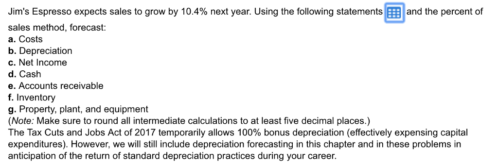 on the icons located on the top-right corners of the data tables