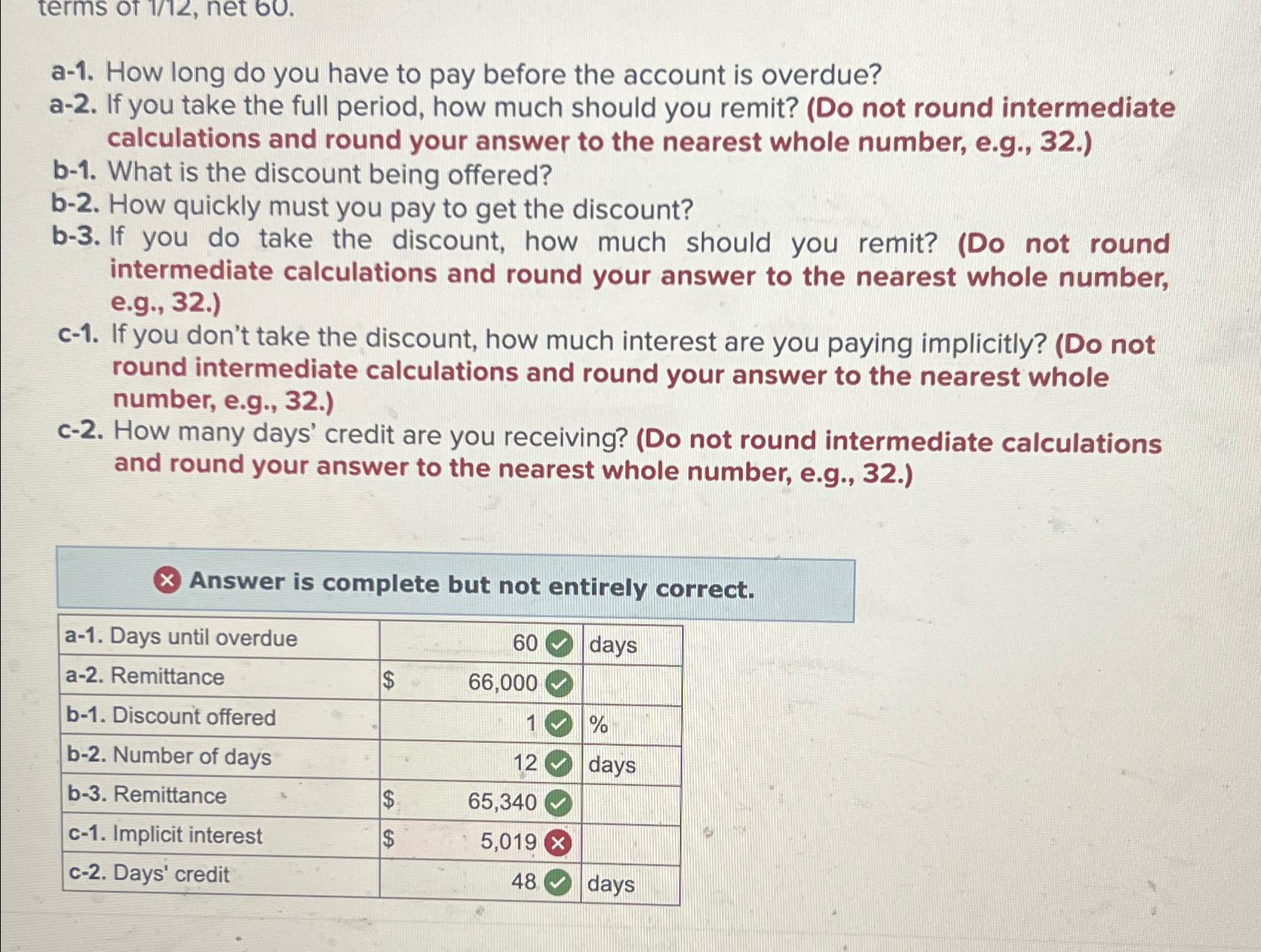  a-1. How long do you have to pay before the account