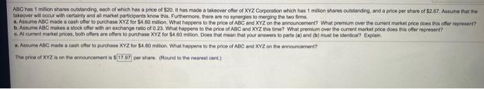 $17.97 is not correct for part A. Please complete all parts to