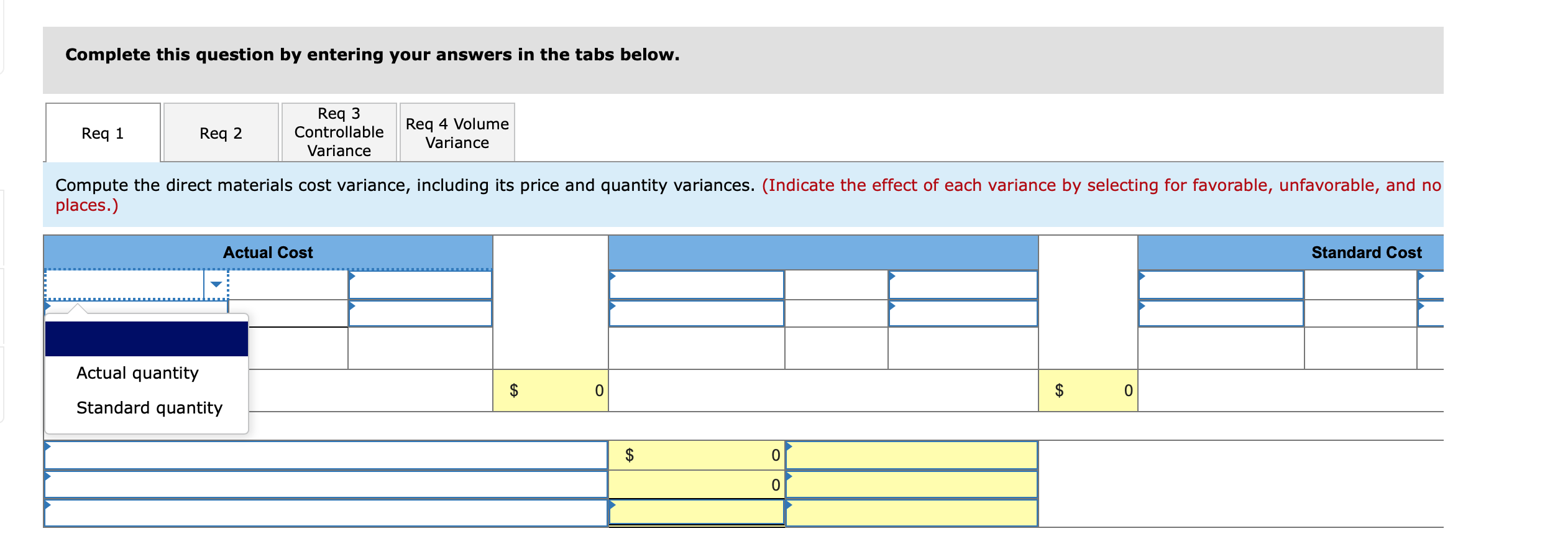 hrs. @ $16 per hr.) Factory overhead-Variable (8 hrs. @ $9 per