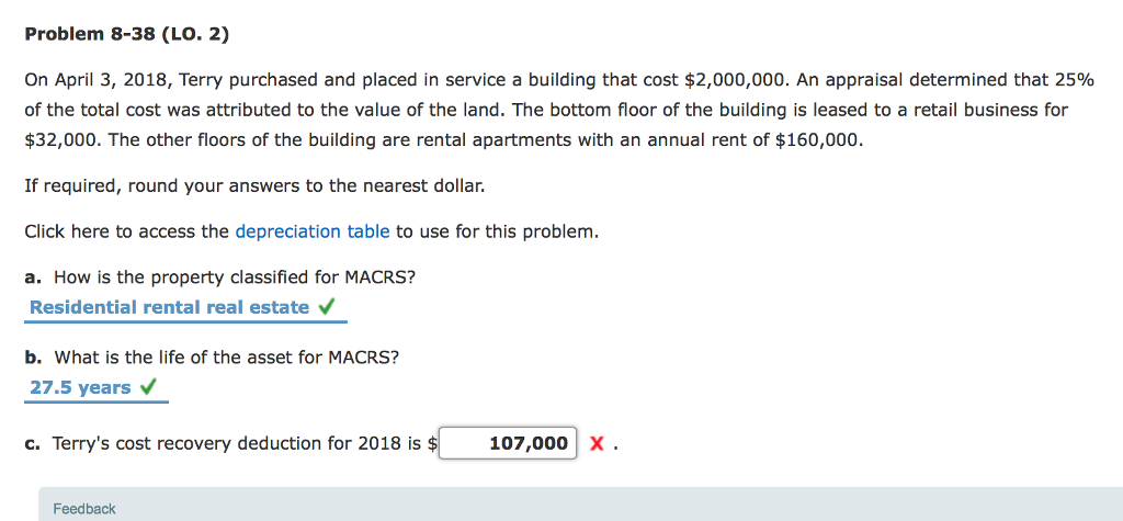 2018, Floyd purchased and placed in service a new $30,000 car. The