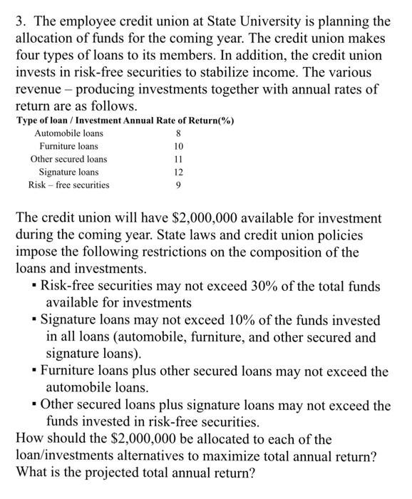 Please use MC excel to complete the problem 3. The employee
