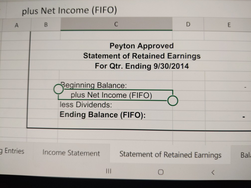 I get the calculation to this information? N BI UEL Peyton Approved