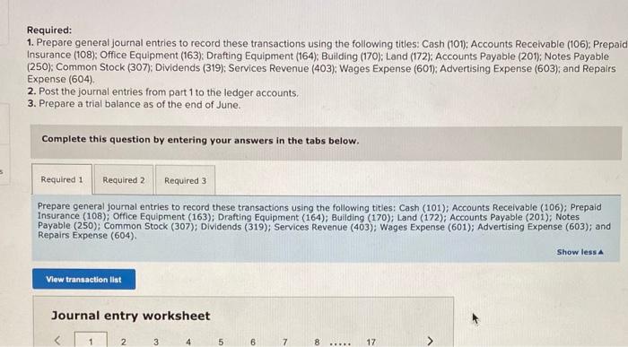 entries; preparing a trial balance LO A1, P1 Aracel Engineering completed the