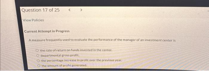show only those costs that a manager can control. only show variable